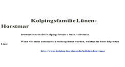 Desktop Screenshot of kolping-horstmar.de